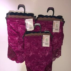 Set of 3 Women's  Lace Panties